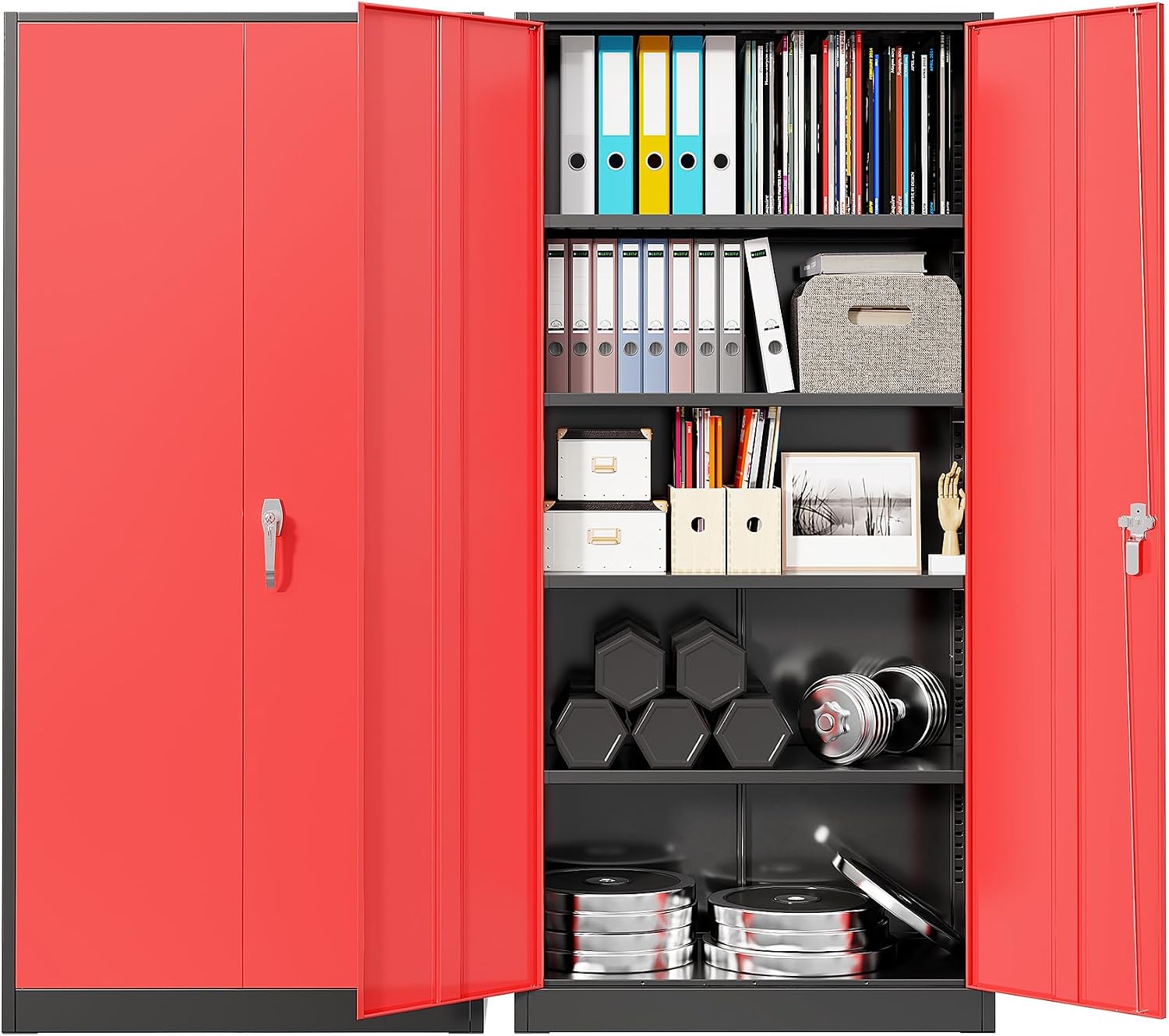 Tools Workshop - Heavy Duty Metal Garage Storage Cabinet,