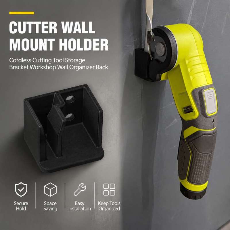 Workshop Cutting Tools - 4V USB Lithium Cutter Wall Mount