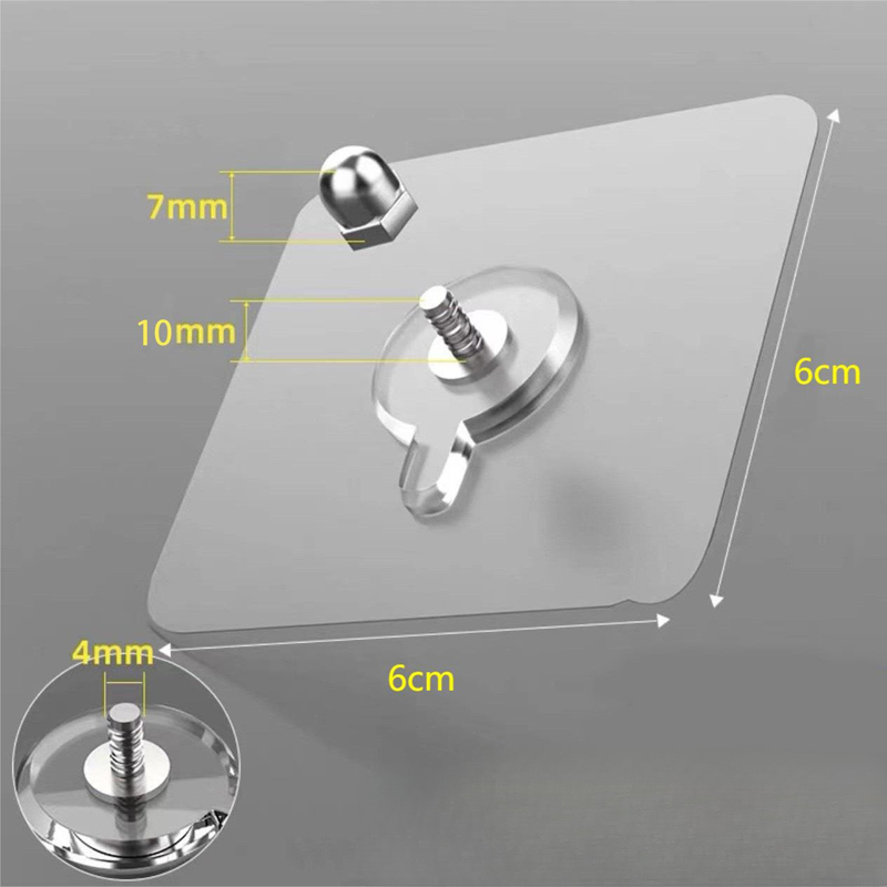 Strong Adhesive Wall Hooks Hom - Screw Organizer Kit ulasan dan harga
