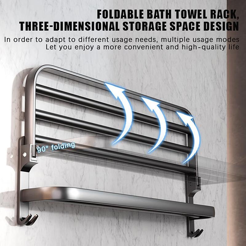 Self-adhesive Bathroom Towel R - Screw Organizer Kit ulasan dan harga