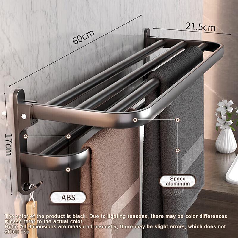 Self-adhesive Bathroom Towel R - Screw Organizer Kit ulasan dan harga