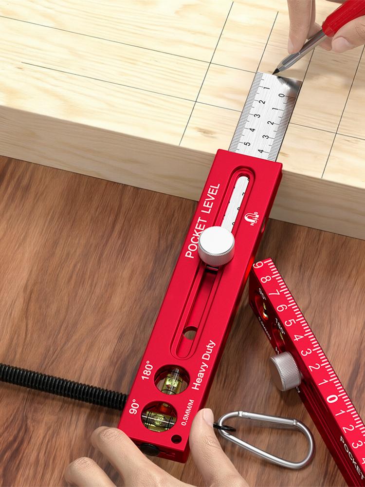 Magnetic Woodworking Ruler Alu - Marking Tools In Workshop ulasan dan harga