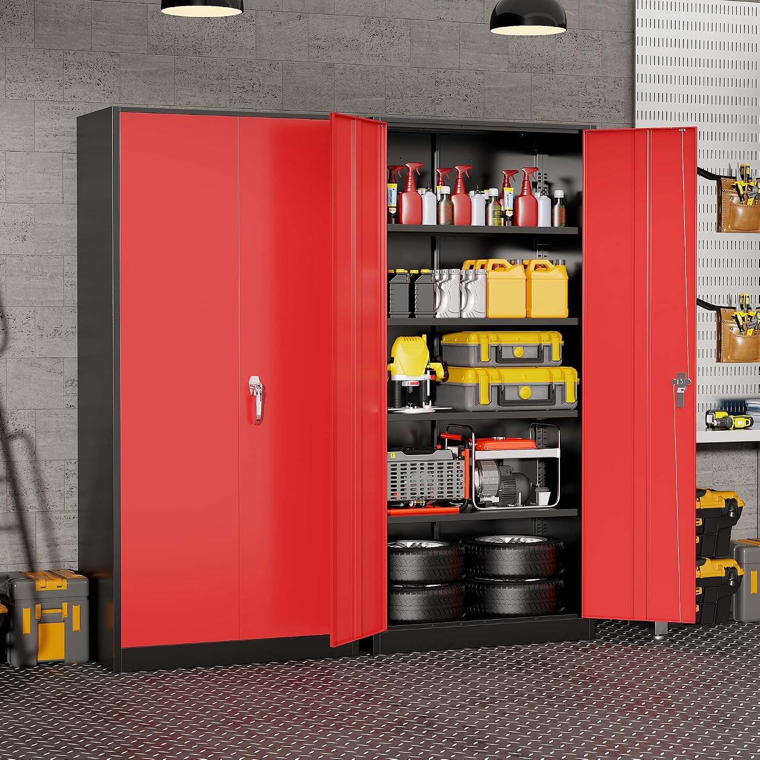 Heavy Duty Metal Garage Storag - Tools Workshop ulasan dan harga