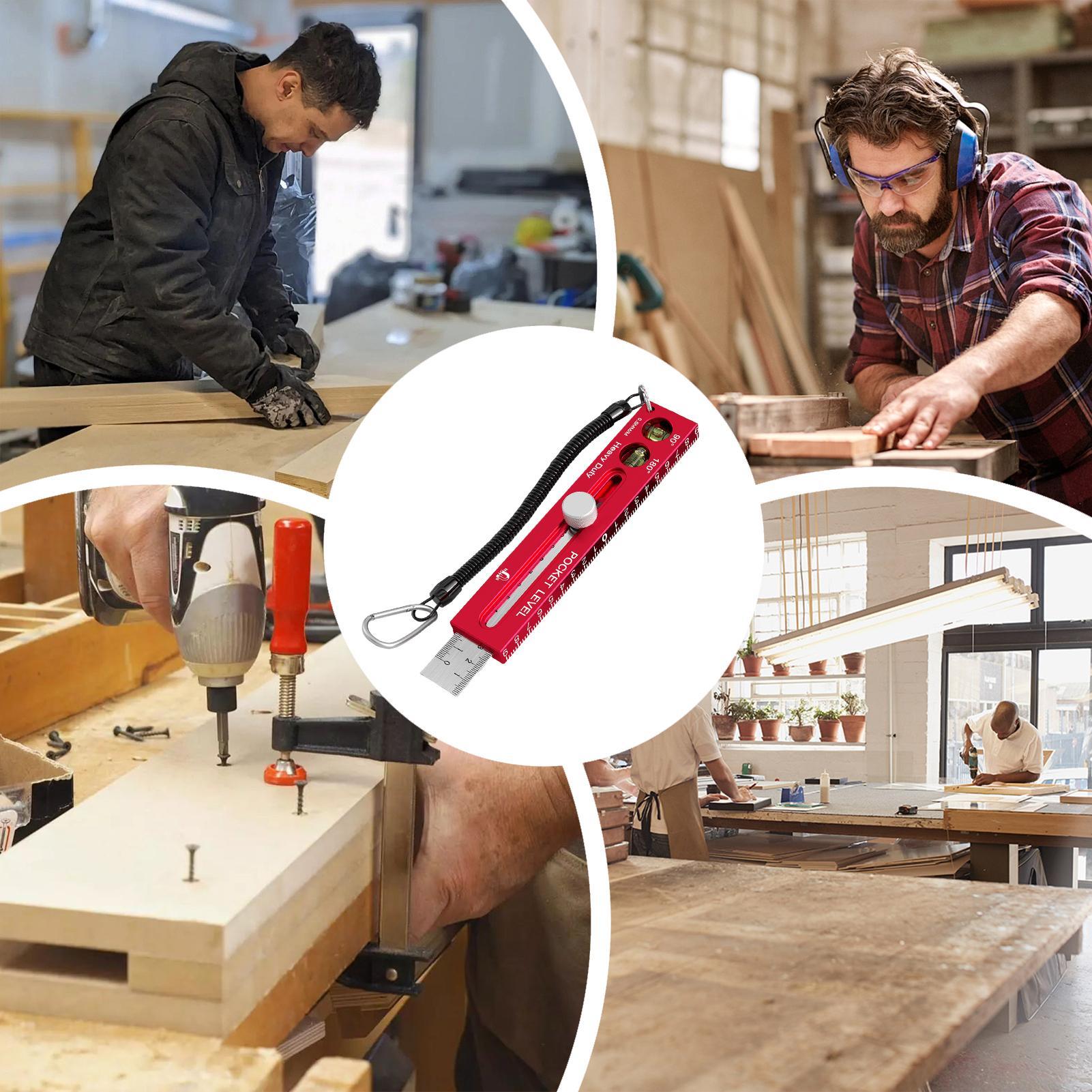 Magnetic Woodworking Ruler Alu - Marking Tools In Workshop ulasan dan harga