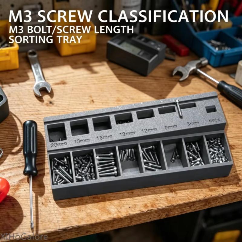 M3 Bolt Screw Length Sorter Tr - Screw Organizer Kit ulasan dan harga