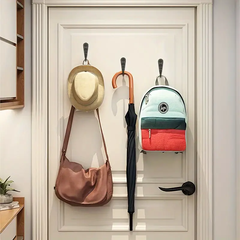 Black Metal Hooks with Screws  - Screw Organizer Kit ulasan dan harga