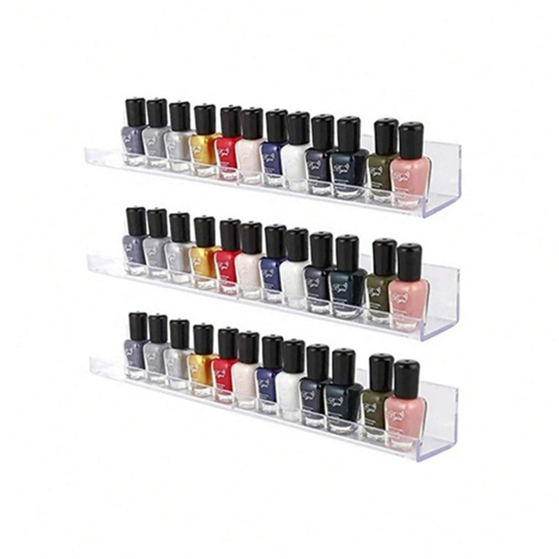 Acrylic Nail Polish Rack Wall  - Screw Organizer Kit ulasan dan harga