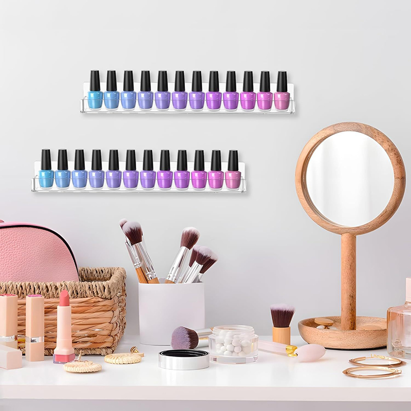 Acrylic Nail Polish Rack Wall  - Screw Organizer Kit ulasan dan harga