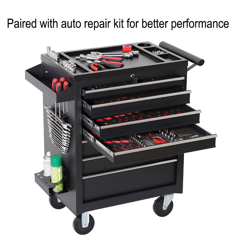 5 Drawer Storage Tool Box Trol - Tools Trolley For Workshop ulasan dan harga