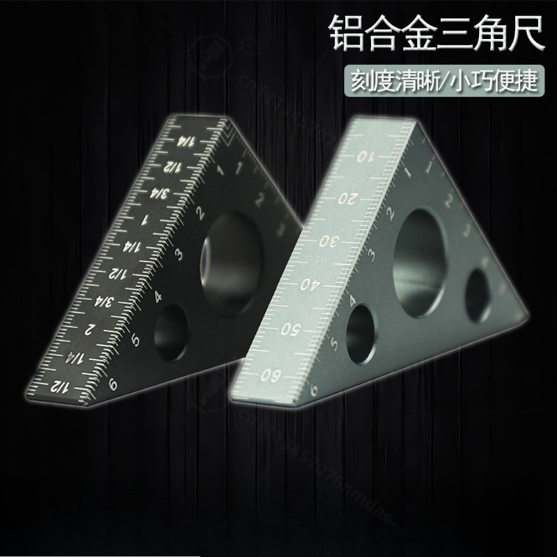 Thick Aluminum Triangle Ruler  - Marking Tools In Workshop ulasan dan harga