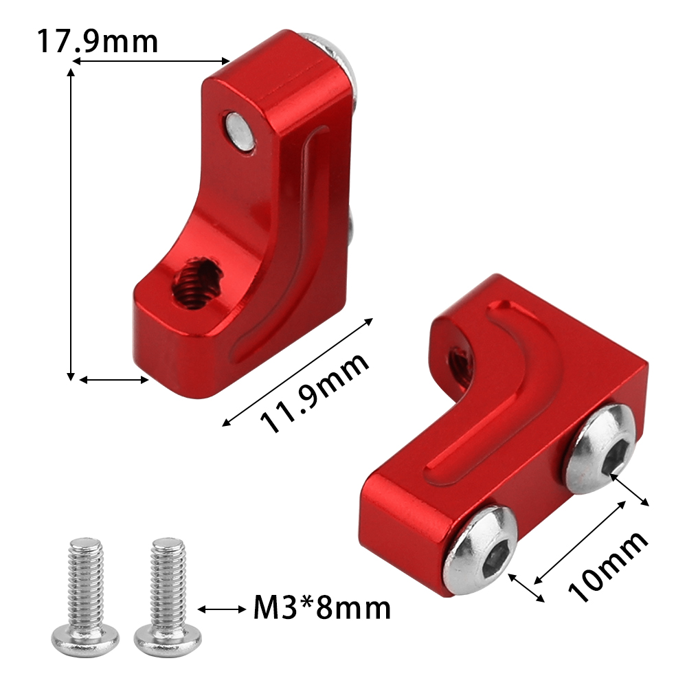 2Pcs Aluminum Alloy Servo Moun - Screw Organizer Kit ulasan dan harga
