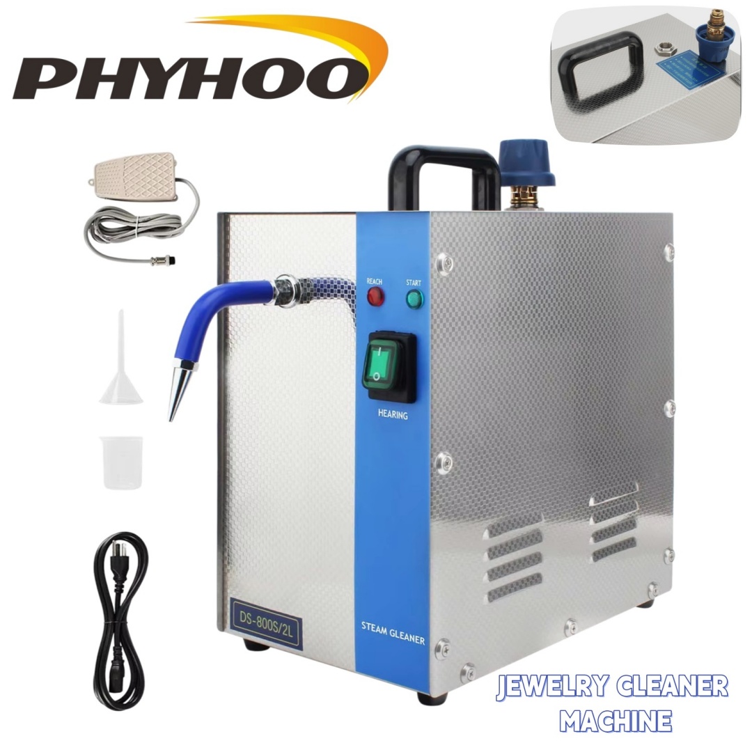 PHYHOO 1300W Jewelry Steam Cle - Workshop Tools Steam ulasan dan harga
