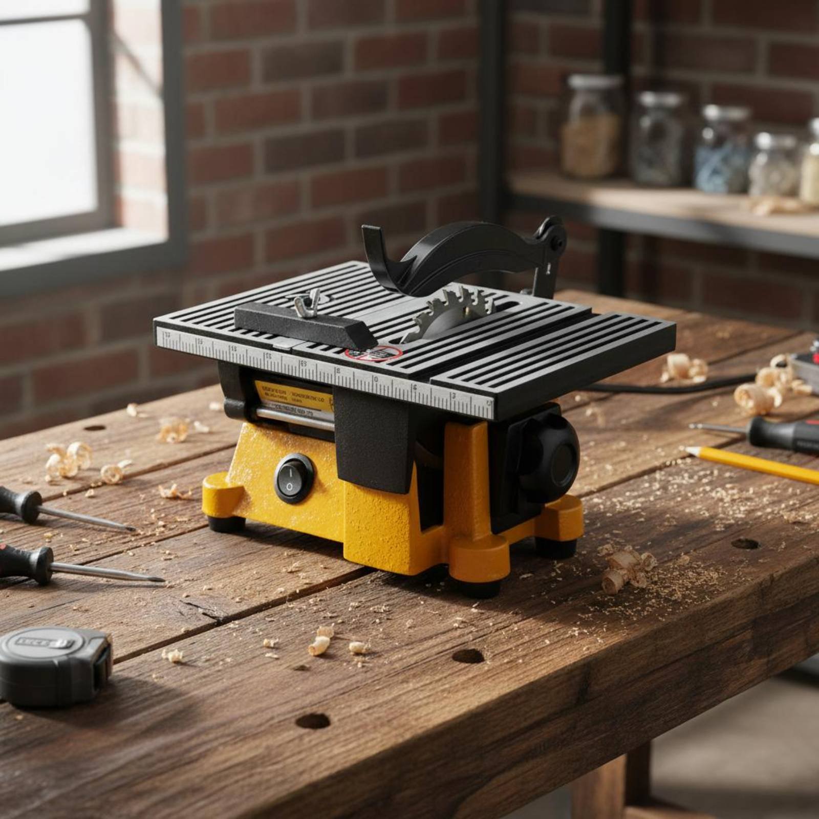 Mini Table Saw Portable Miniat - Workshop Cutting Tools ulasan dan harga